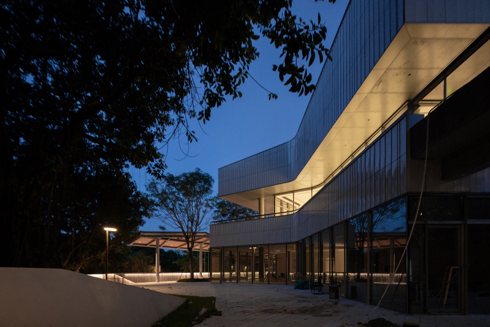 longgang river blueway pavilion by atelier liu yuyang