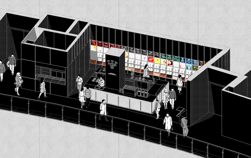 zzzs coffee tianhuan store by atelier oo