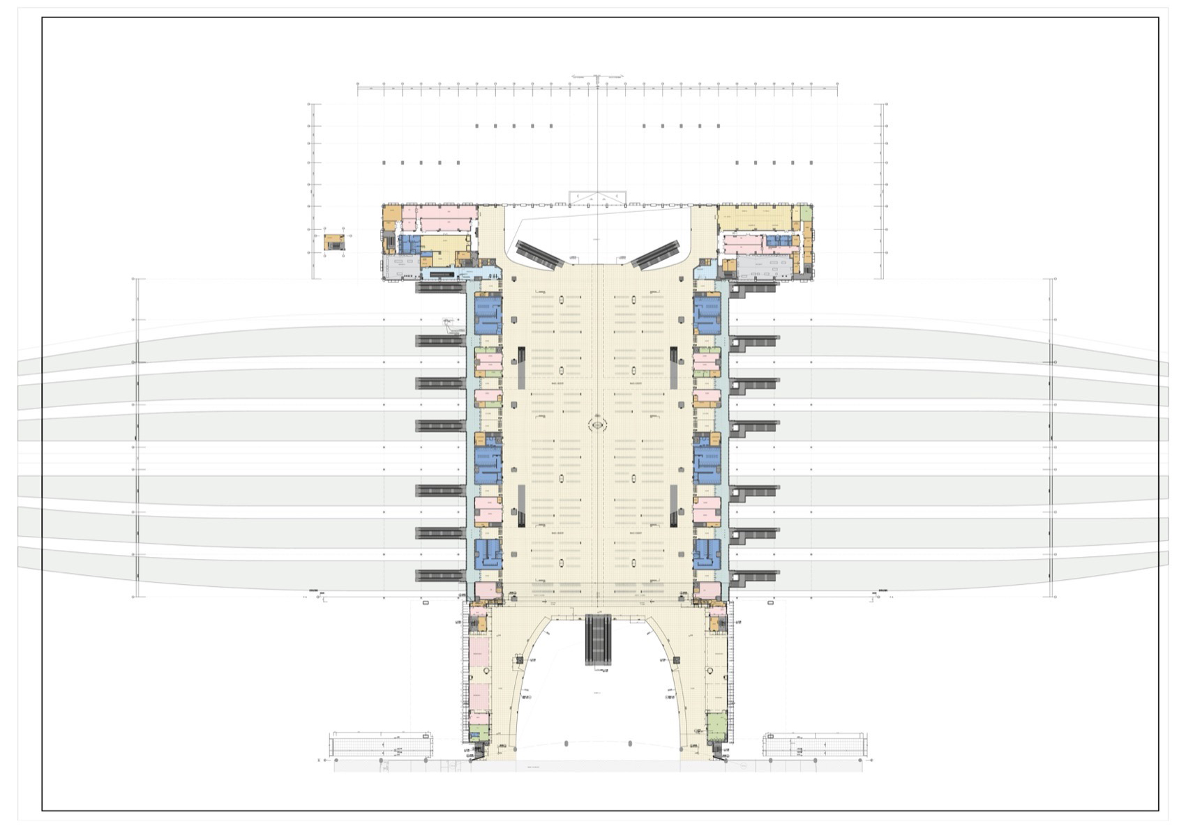 Xiamen North Station Expansion Design by CCDI Beijng Interior Design Center