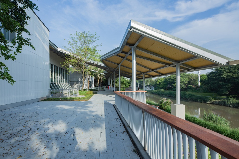 longgang river blueway pavilion by atelier liu yuyang