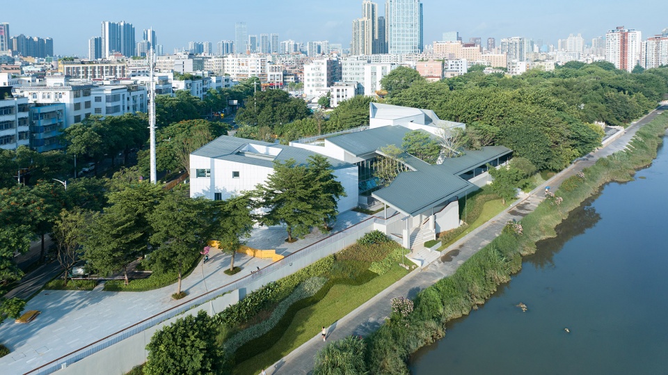 longgang river blueway pavilion by atelier liu yuyang