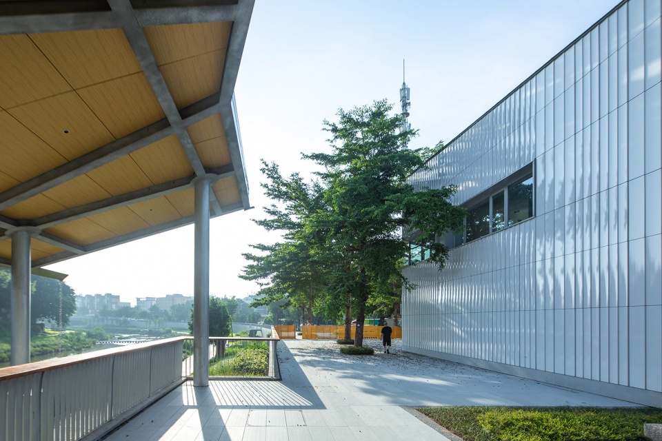 longgang river blueway pavilion by atelier liu yuyang