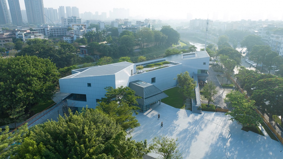 longgang river blueway pavilion by atelier liu yuyang