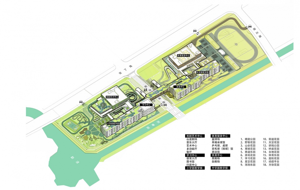 jiading new city of shanghai experimental school by da