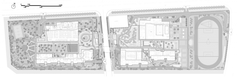 jiading new city of shanghai experimental school by da