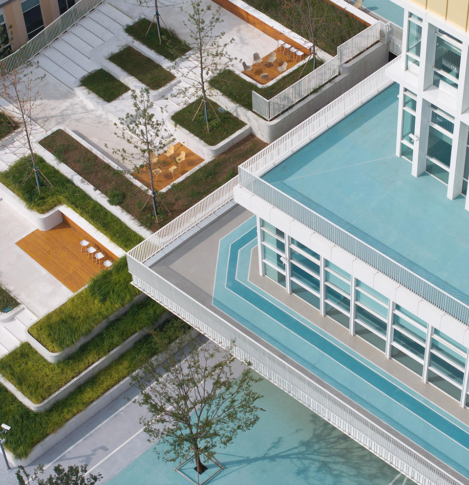 jiading new city of shanghai experimental school by da