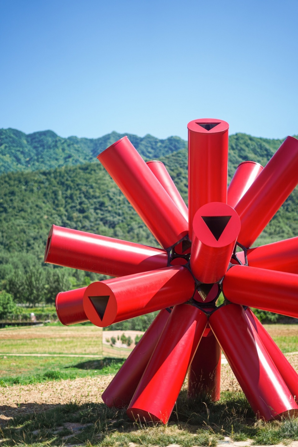Close up view of Starburst ©Guanzhong Mangba Arts Festival