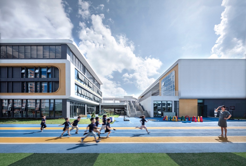 一层室外活动区© 张超 ingyuan kindergarten