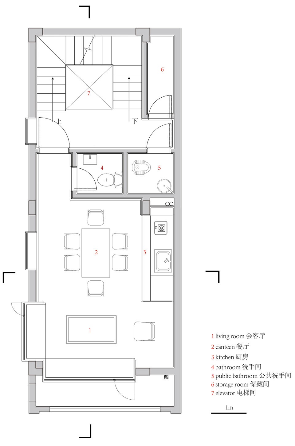 三层平面图 Third floor plan ©URBAN NoMAD