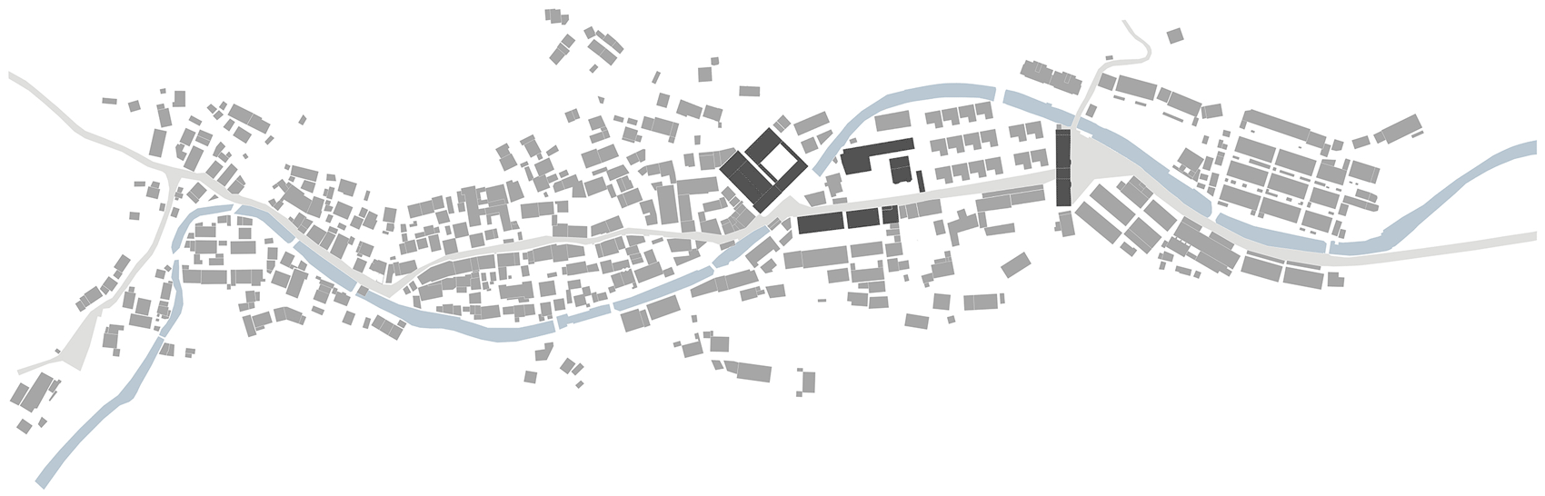 图表 9箭岭村整体肌理(建设前后) The overall texture of Jianling Village before after jianling environmental learning center