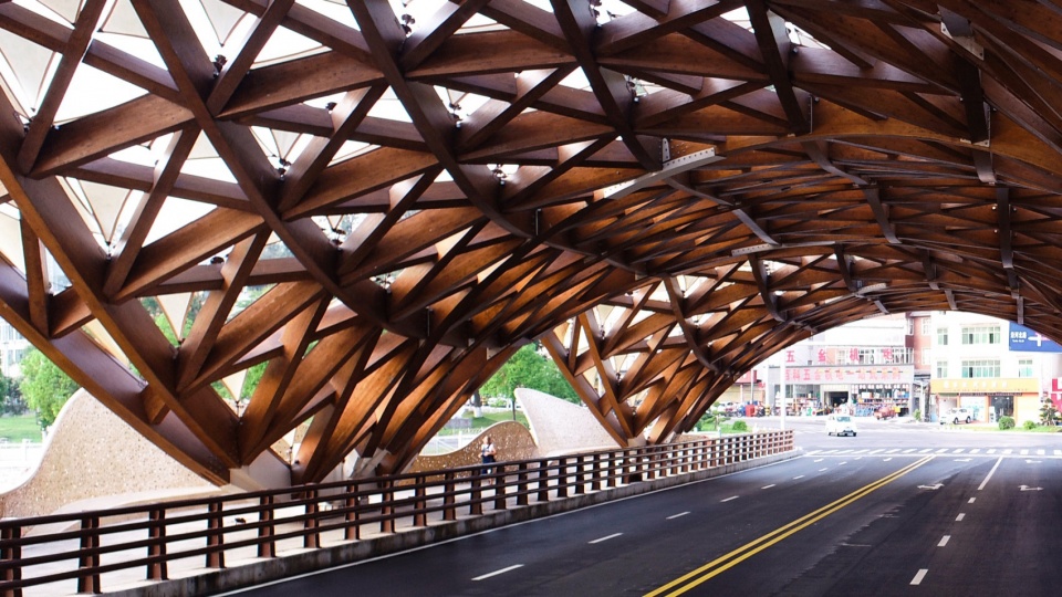 廊桥细部1 Details of the Bridge©赵逵教授工作室 gezihua bridge