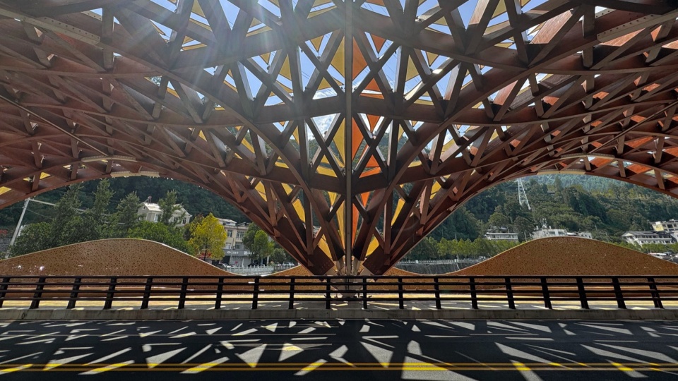 廊桥细部3 Details of the Bridge©赵逵教授工作室 gezihua bridge
