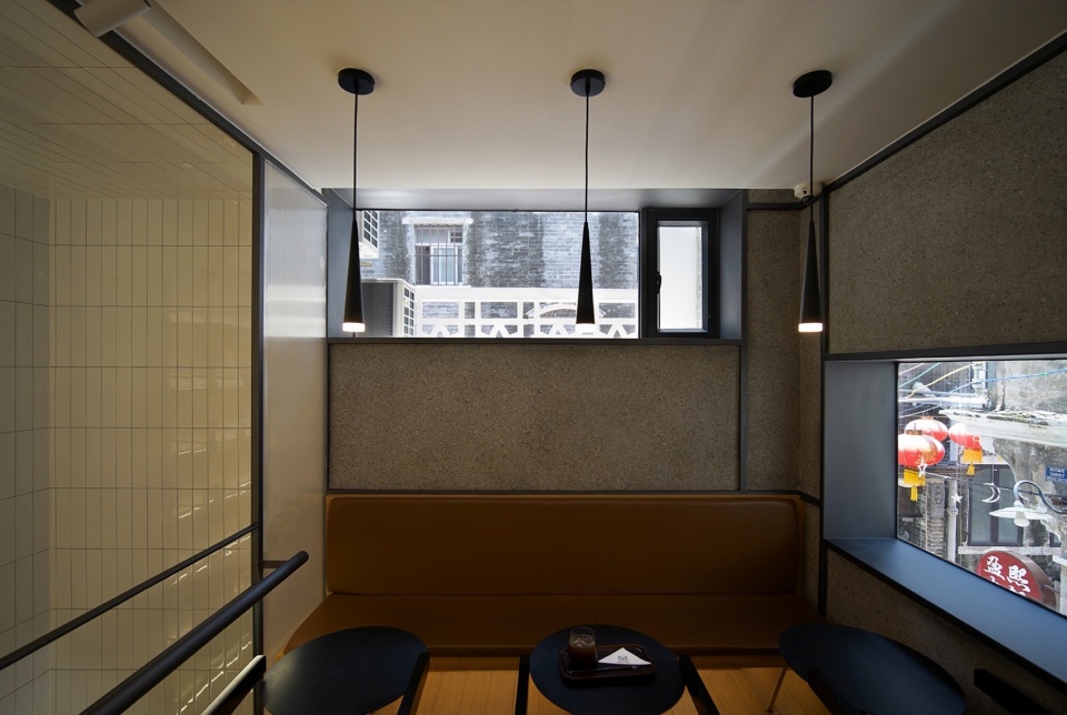 杆件系统划分的室内构图 Indoor composition divided by the rod system ©URBAN NoMAD