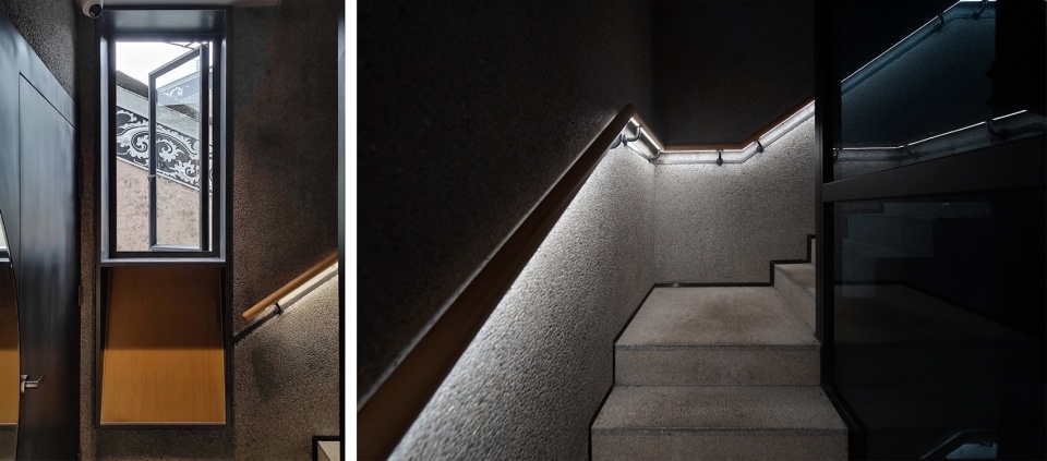 楼梯与窗局部 Partial view of the stairs and windows ©URBAN NoMAD 2