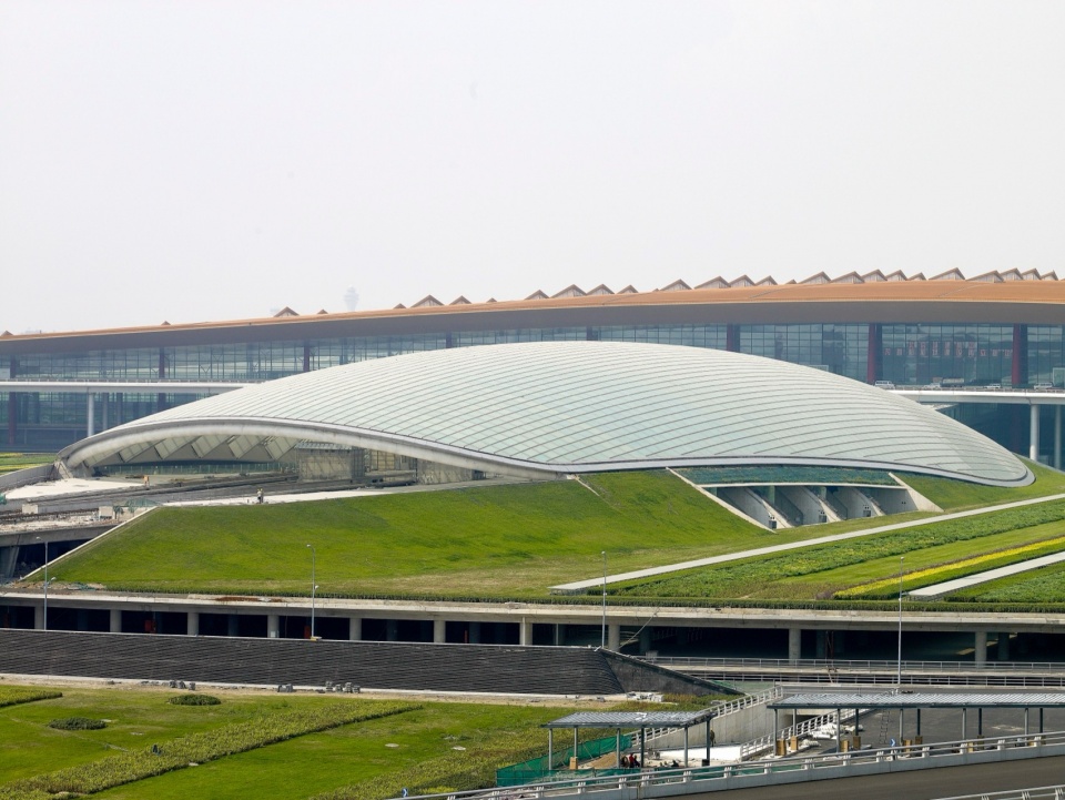 beijing international airport by foster partners