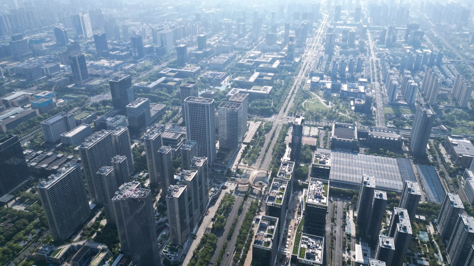 the pedestrian bridge of binkang road and jucai road by chinacuc