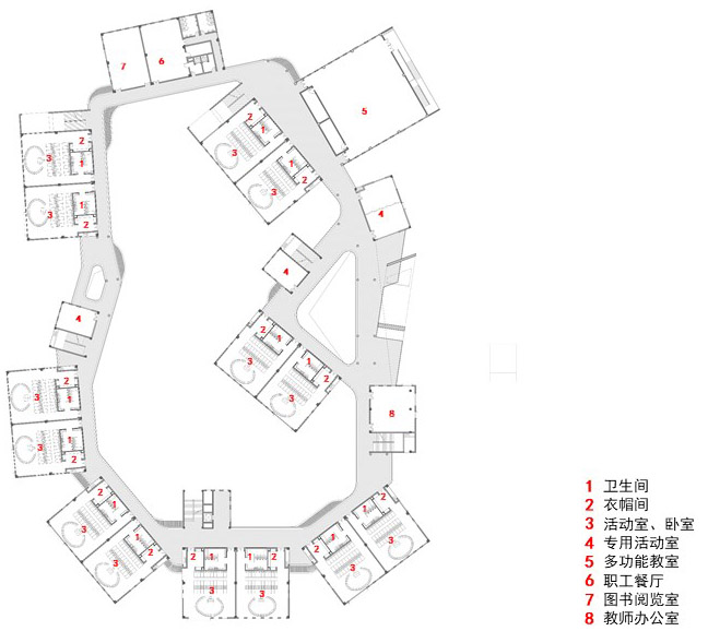 yiwu zongze class 36 kindergarten designed by 9m design