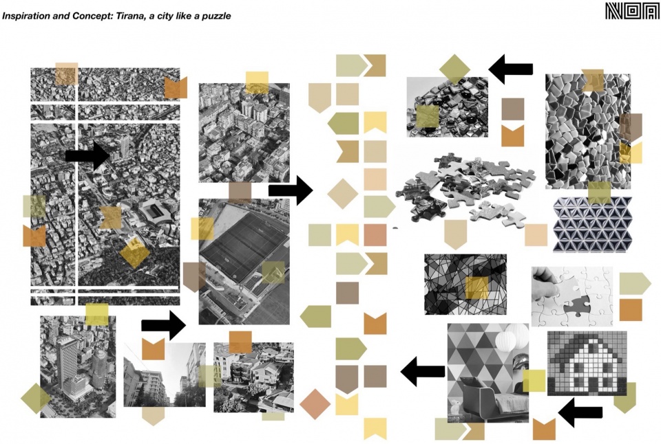 Puzzle Tirana by NOA