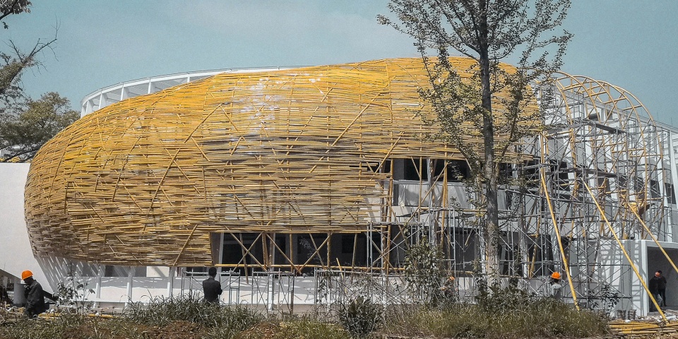fish pavilion of bamboo shadow by zhuozhu architecture
