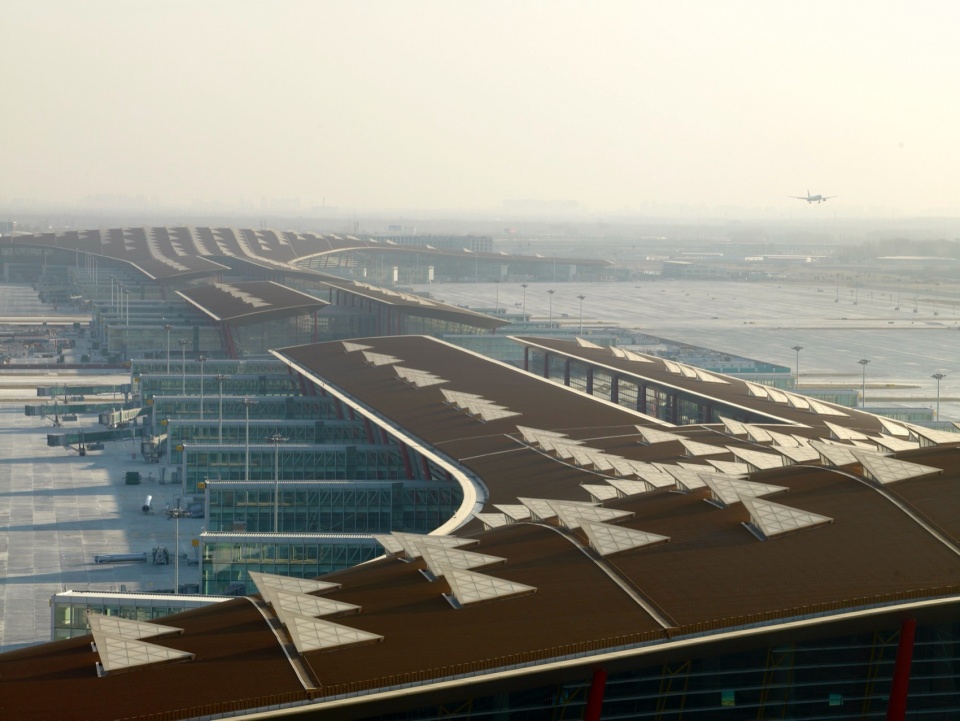 beijing international airport by foster partners