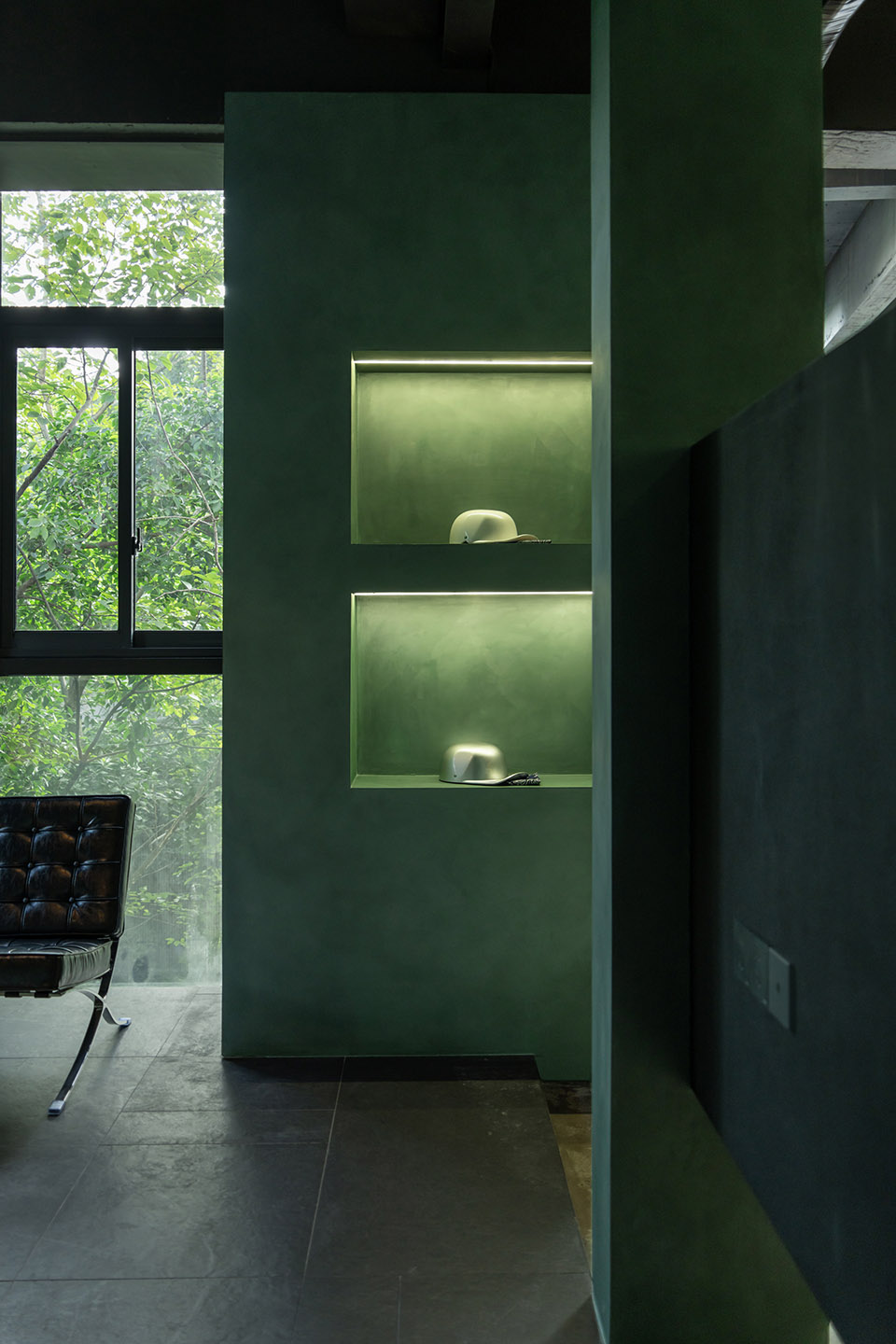 motorcycle club by airwall architecture office