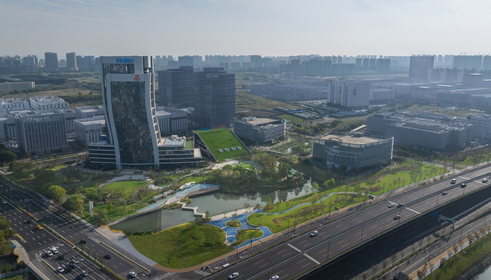 haier wuxi iot ecological network demonstration base by inwen design