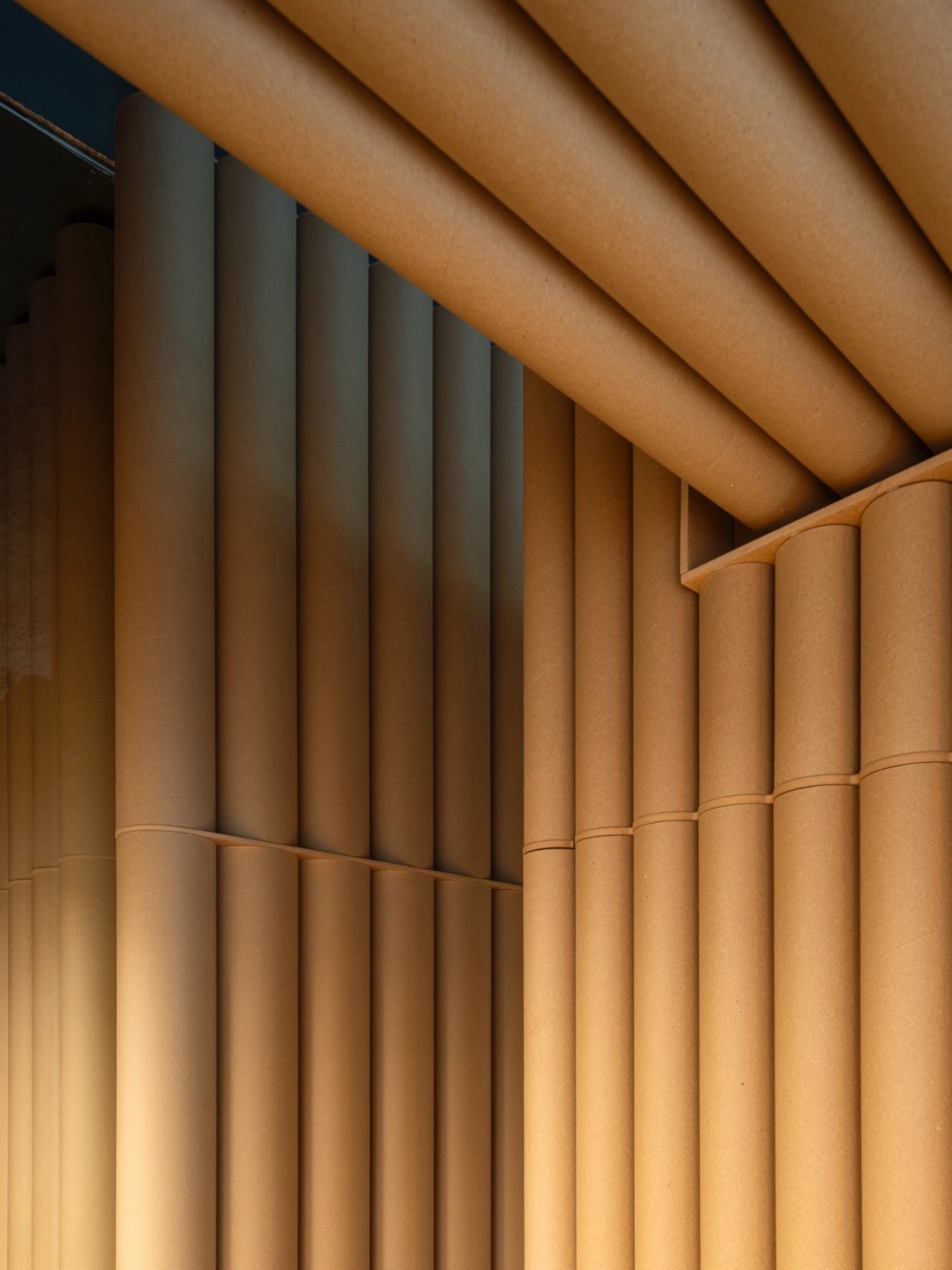 red cross on the street the cardboard office by tomas garcia piriz studio