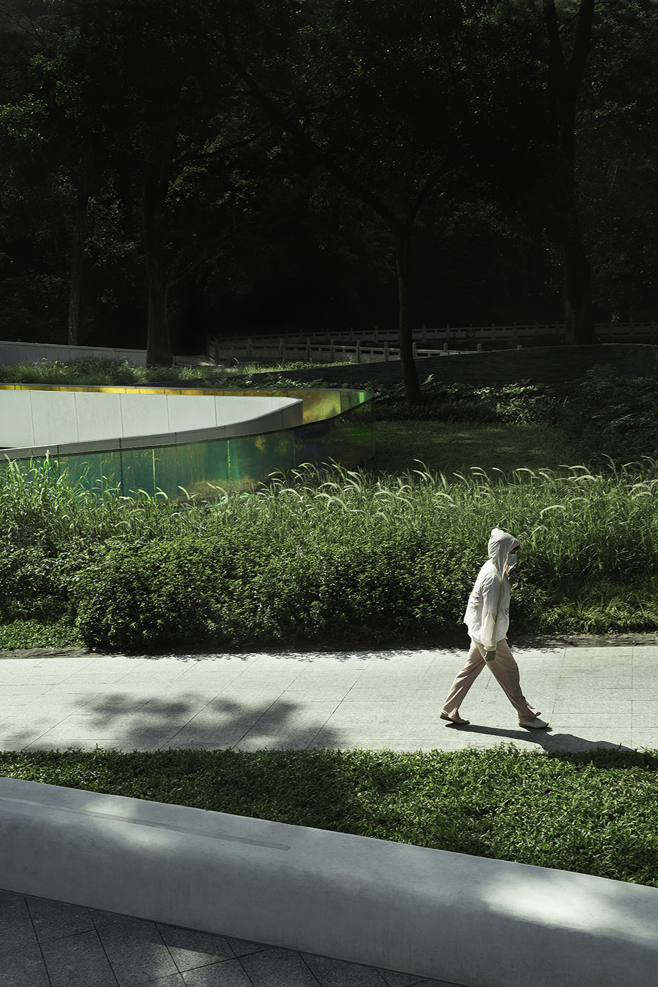 design of the north entrance of bijiashan park by ace design