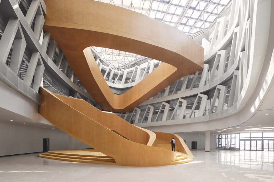 library of chongqing electric power college by guzhihongstudio