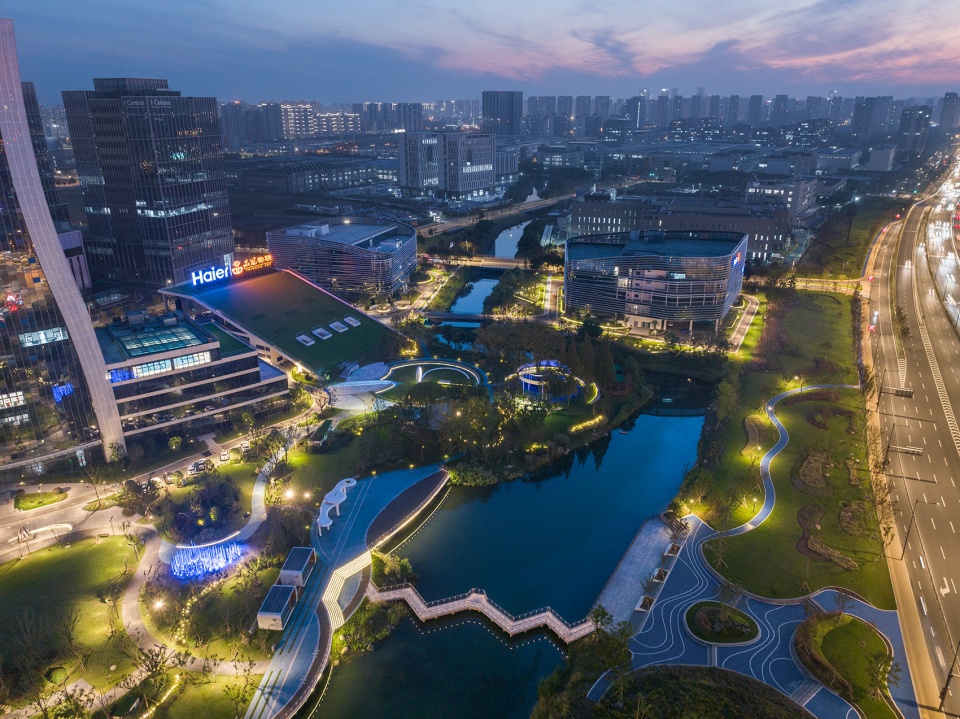 haier wuxi iot ecological network demonstration base by inwen design