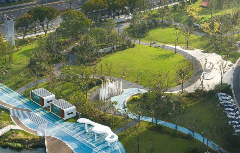 haier wuxi iot ecological network demonstration base by inwen design