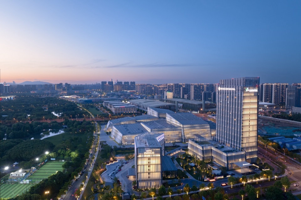 wuxi conference center by henning larsen
