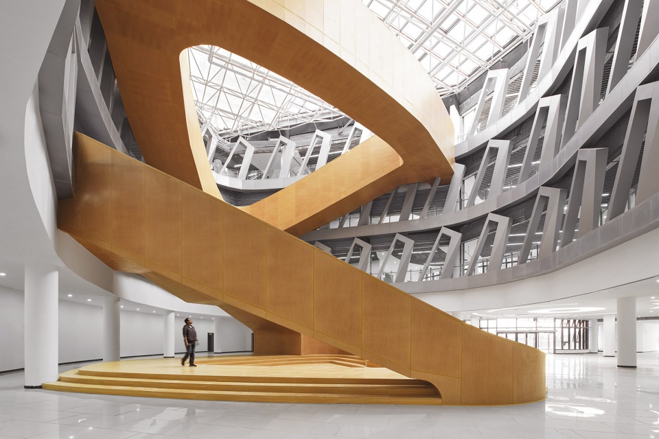library of chongqing electric power college by guzhihongstudio