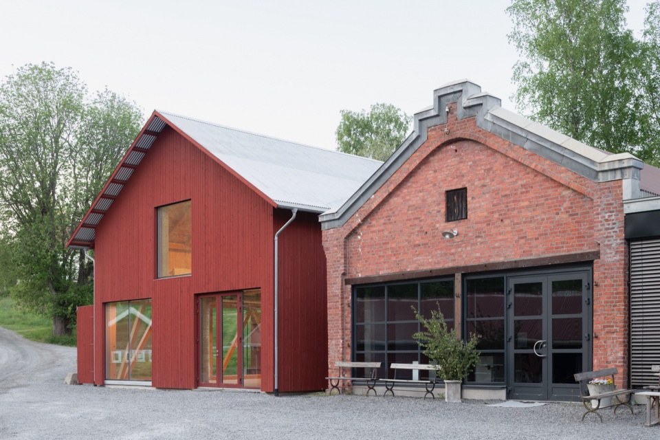 orje brug community center by stra arkitekter as