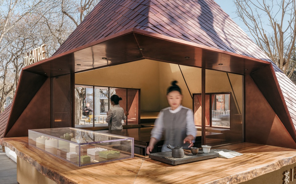 theatre tea pavilions by kooo architects