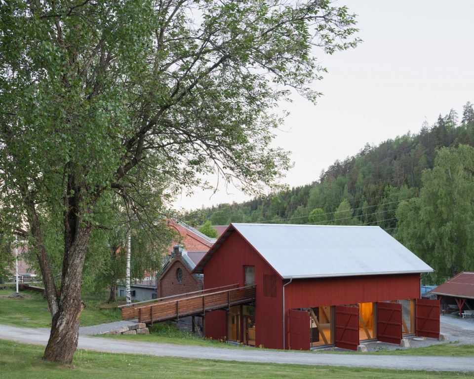 orje brug community center by stra arkitekter as