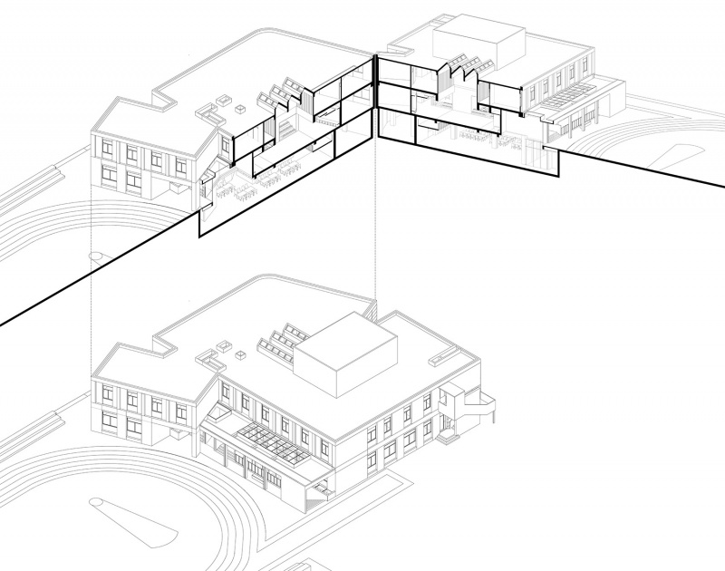 emergency disaster relief school by biad