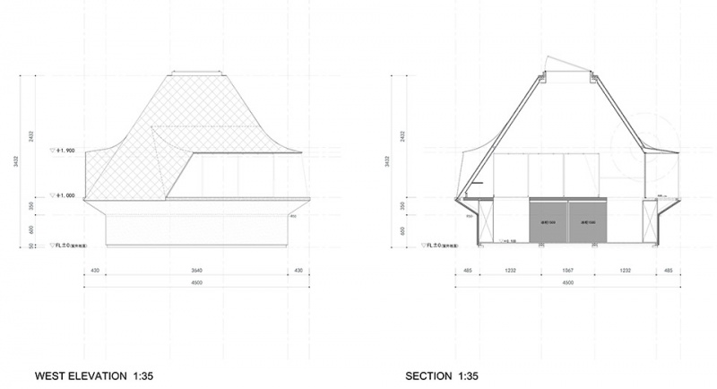 theatre tea pavilions by kooo architects