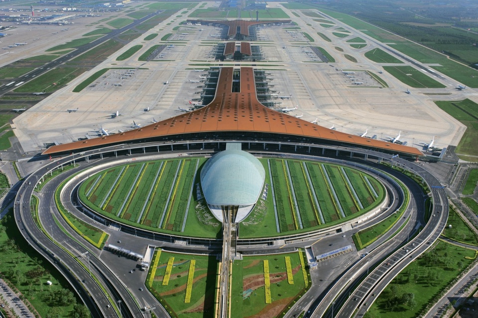 beijing international airport by foster partners