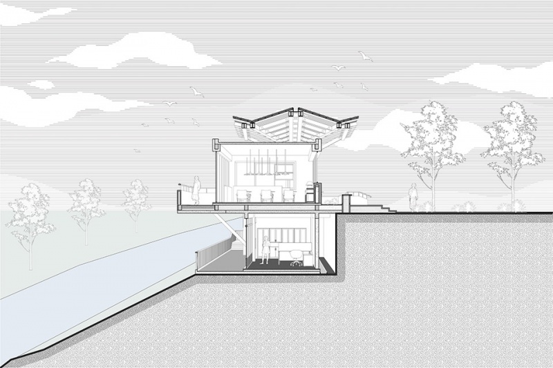 zhezhi pavilion by yueji architectural design office