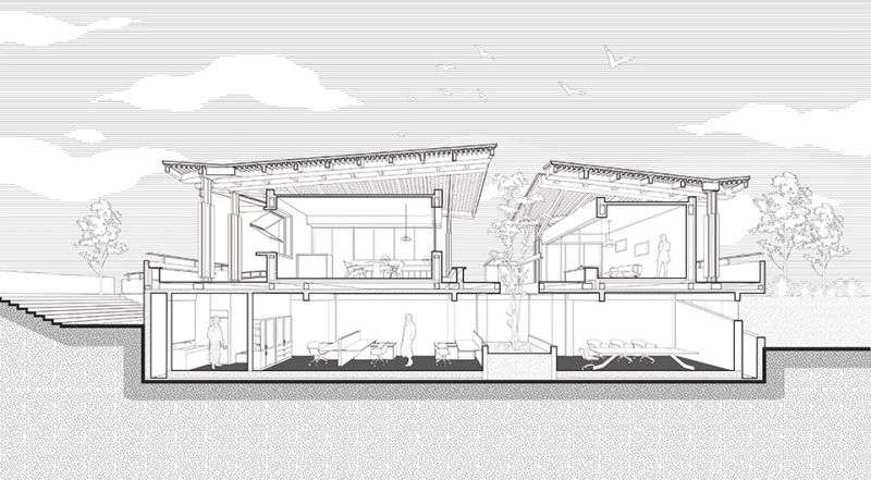 zhezhi pavilion by yueji architectural design office