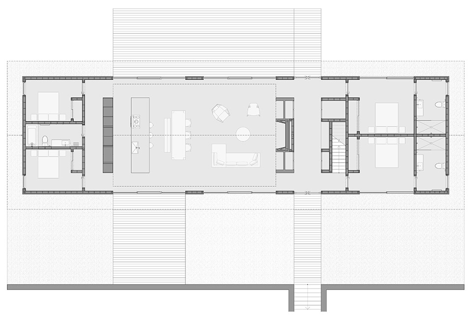 House in a Meadow by Group Projects Architecture - 谷德设计网