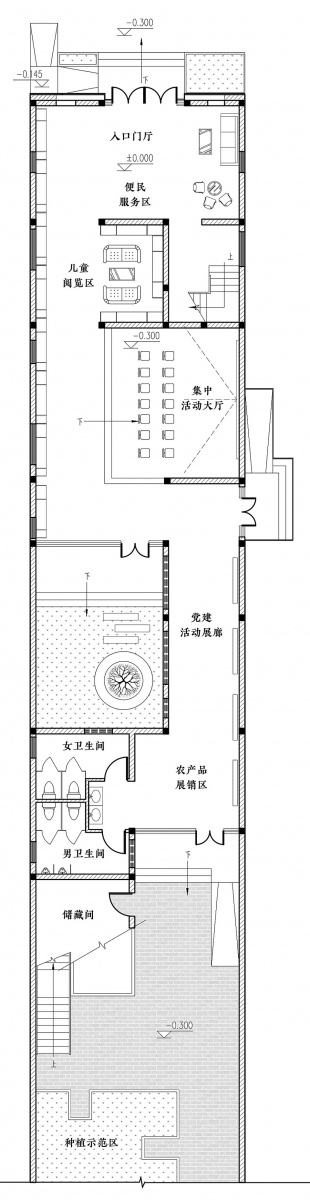 weinan qiaoma village cultural center by xjdsjy w7e