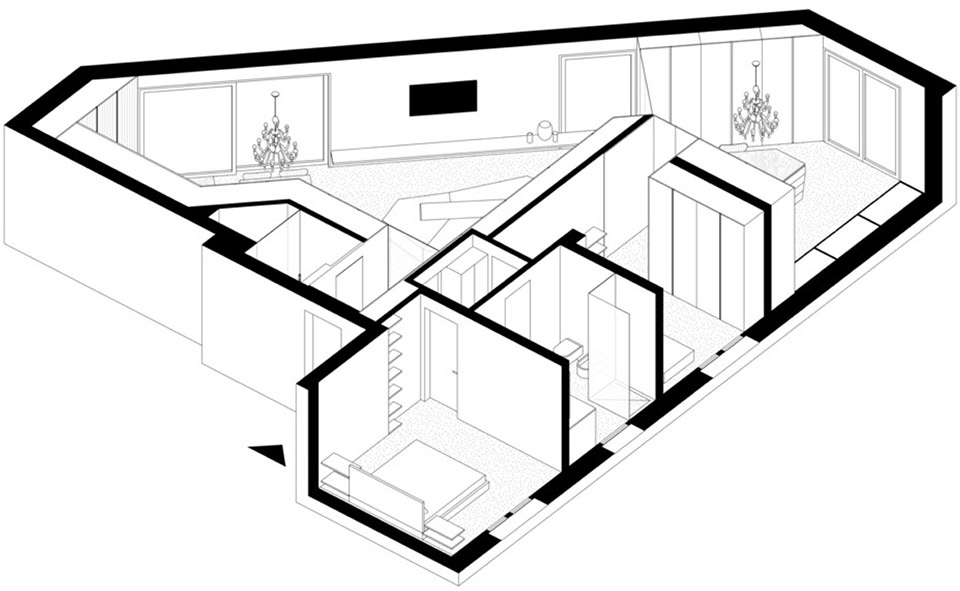 GC apartment by Burnazzi Feltrin Architetti