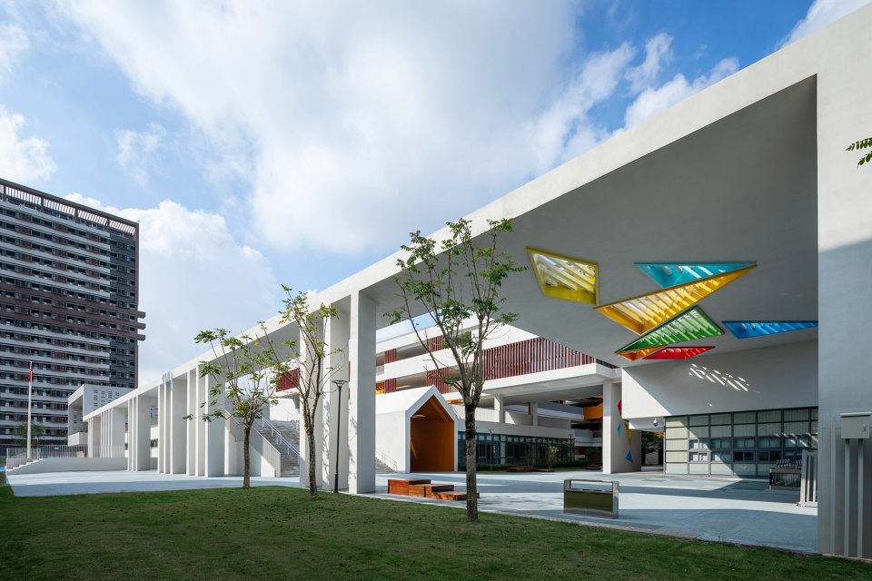 the f6 primary school and kindergarten of the guangzhou scut by scutad
