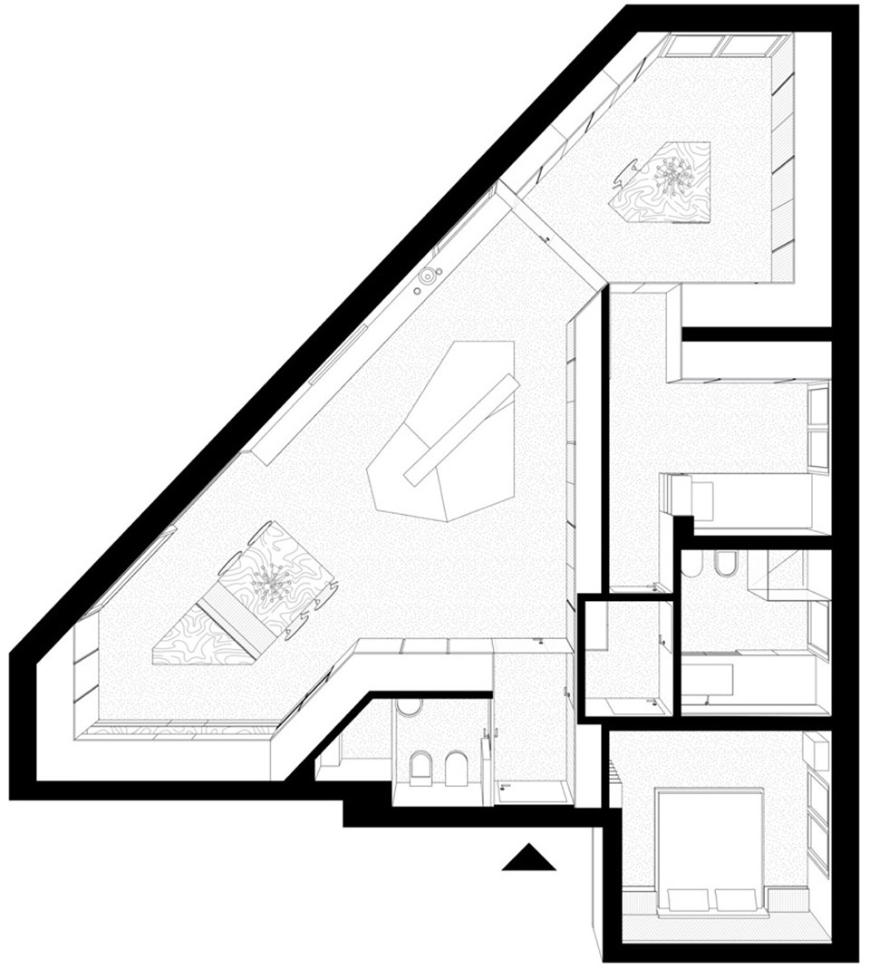 GC apartment by Burnazzi Feltrin Architetti