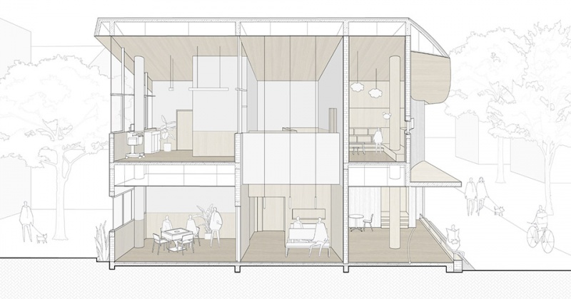 senior home in hejia village by youmu architects