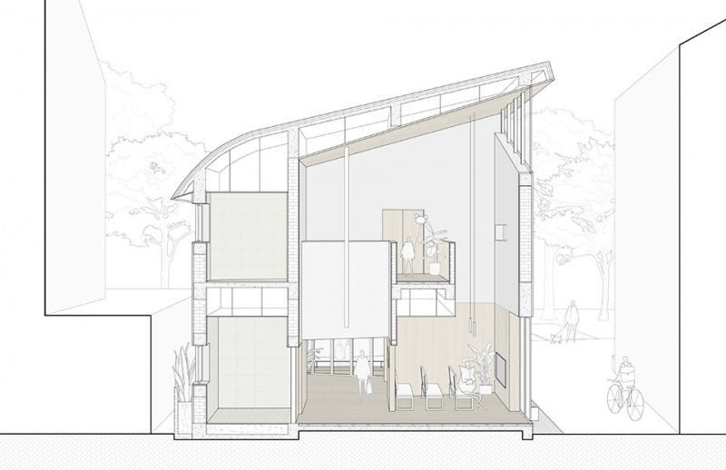 senior home in hejia village by youmu architects
