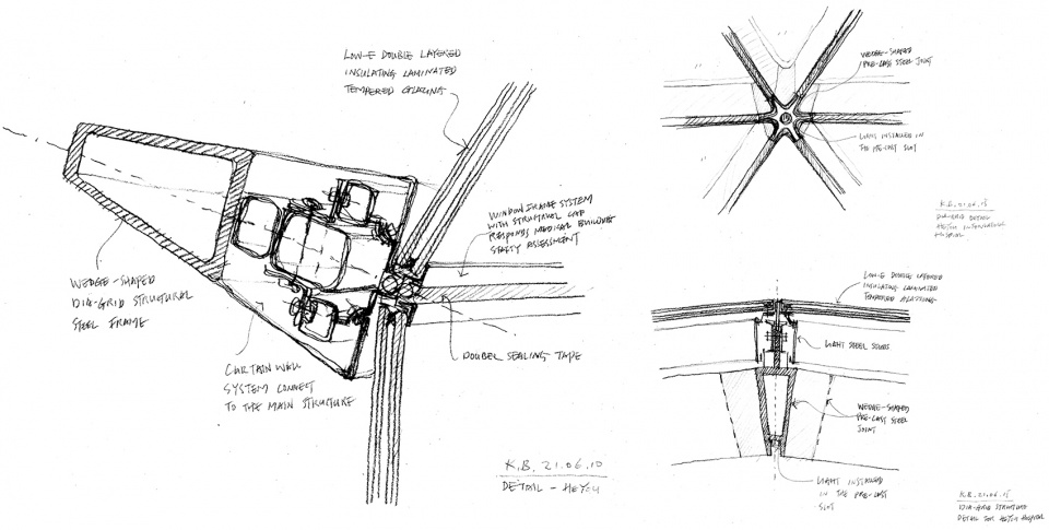 高技派结构外露且突出建筑工艺美感©英国杰典国际建筑 heyou international hospital