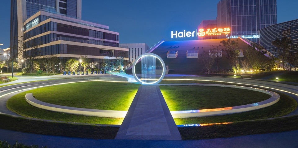 haier wuxi iot ecological network demonstration base by inwen design